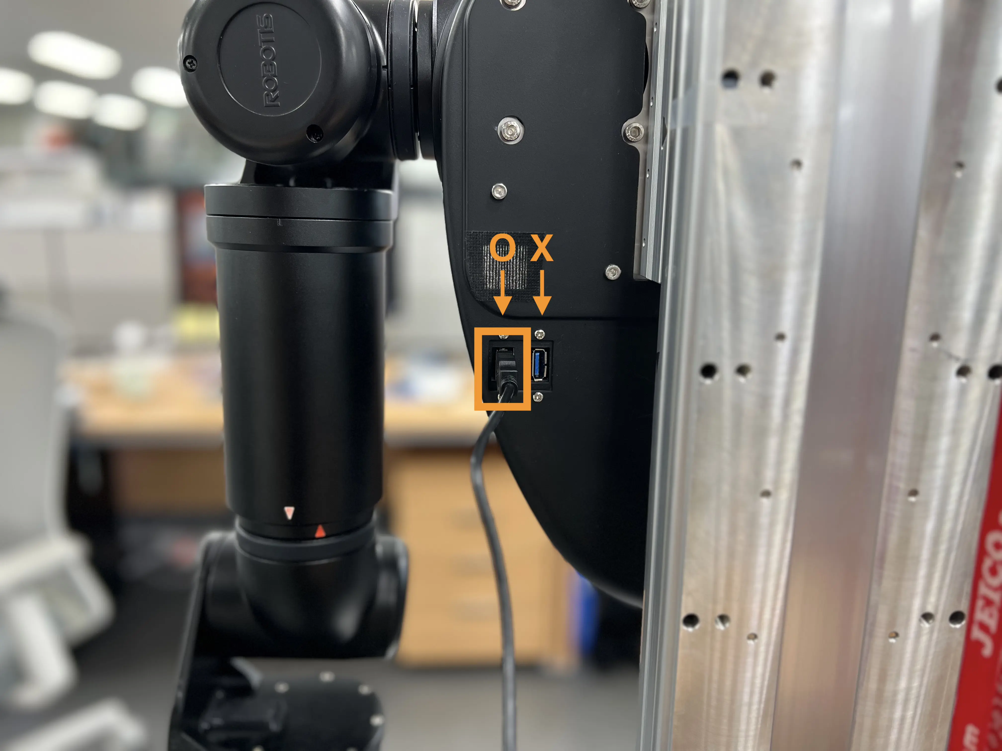Connect the AI Worker to the host PC