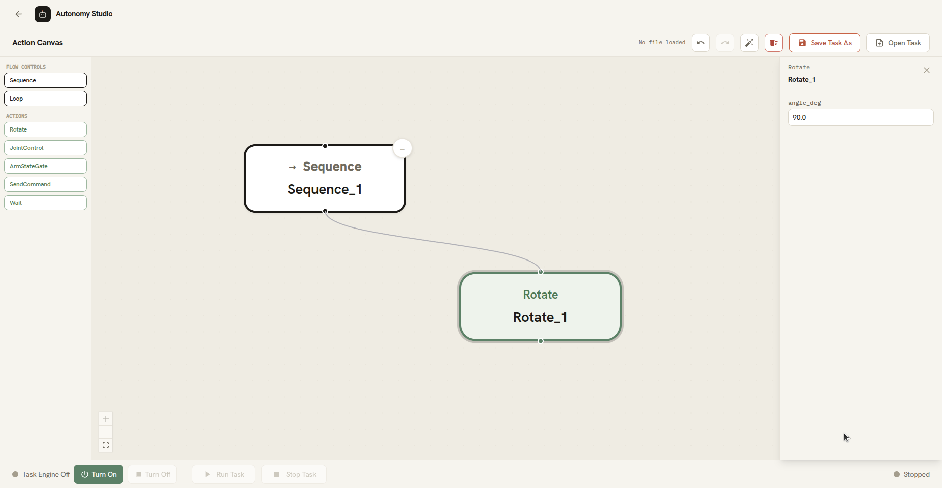Connect Steps on Action Canvas
