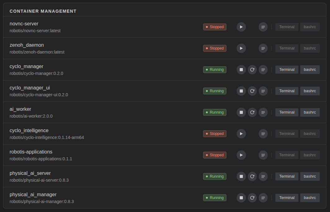 Container Management