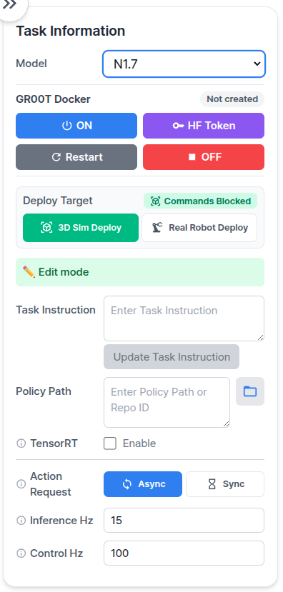 GR00T N1.7 Task Information