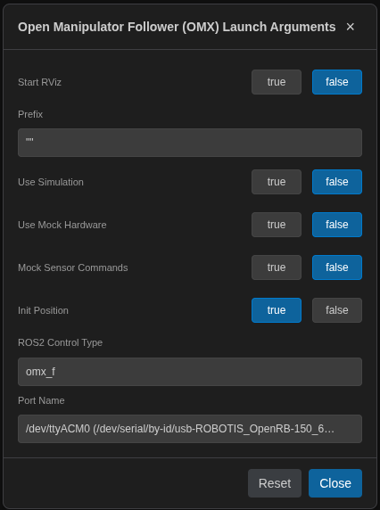 Parameter Setup
