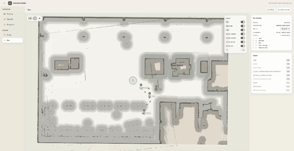Create a Waypoint at the robot's current position