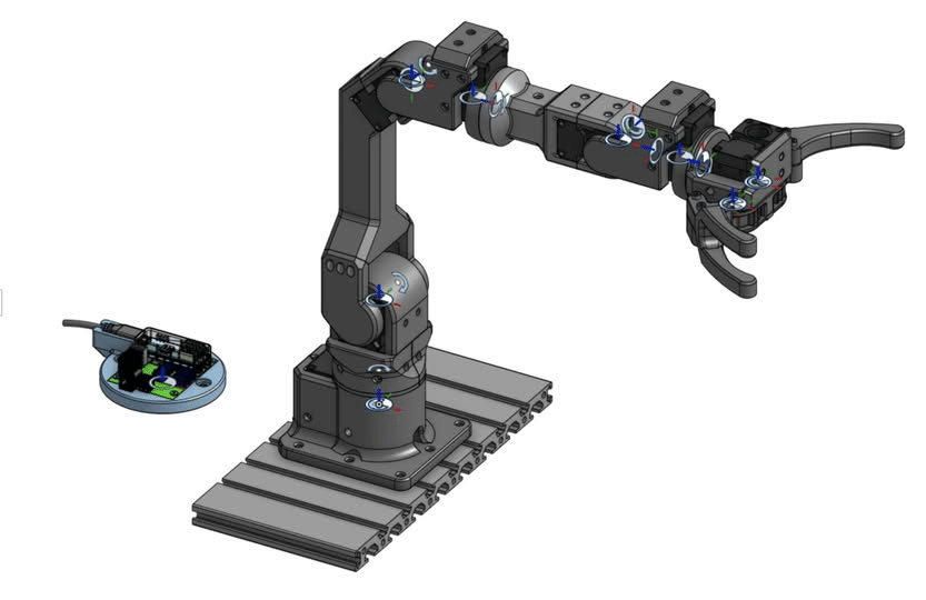 MikataArm six-DOF variant designed by Yoshihiro Shibata